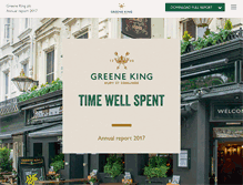 Tablet Screenshot of greenekingreports.com